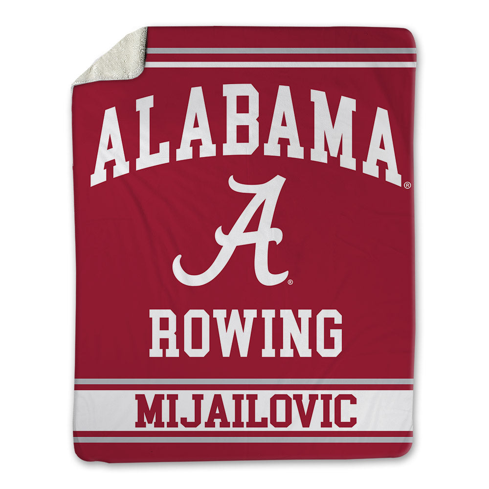 Alabama - NCAA Women's Rowing : Andrijana Mijailovic - Blanket-0