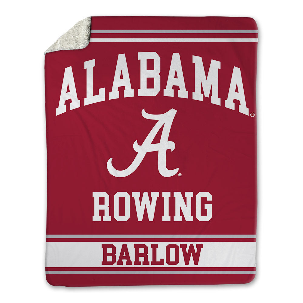 Alabama - NCAA Women's Rowing : Halye Barlow - Blanket-0