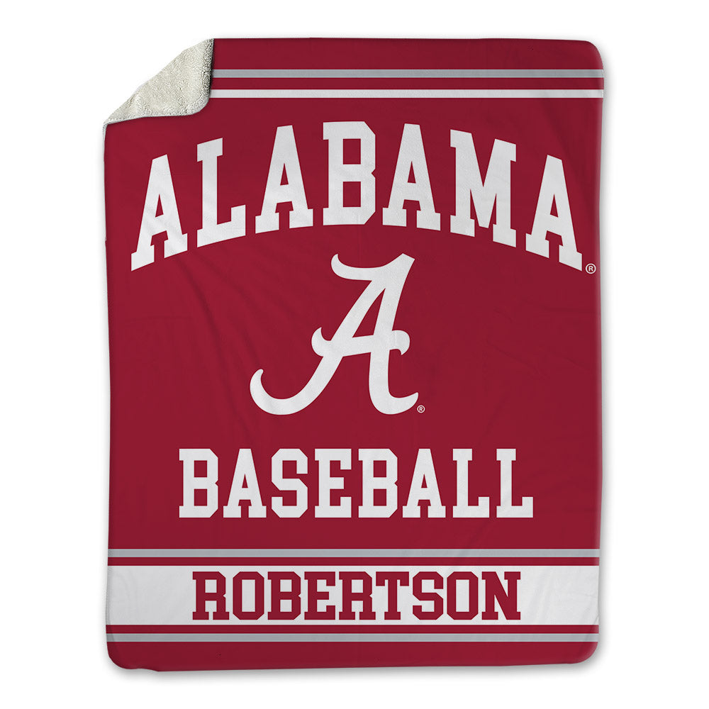 Alabama - NCAA Baseball : Tate Robertson - Blanket-0