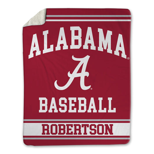 Alabama - NCAA Baseball : Tate Robertson - Blanket-0