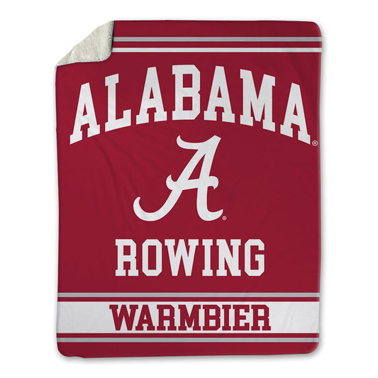 Alabama - NCAA Women's Rowing : Sydney Warmbier - Blanket-0