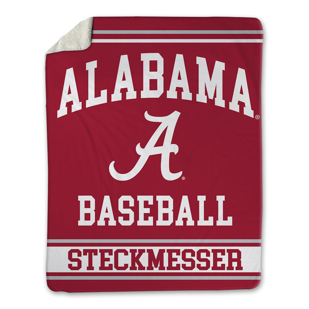 Alabama - NCAA Baseball : Evan Steckmesser - Blanket-0