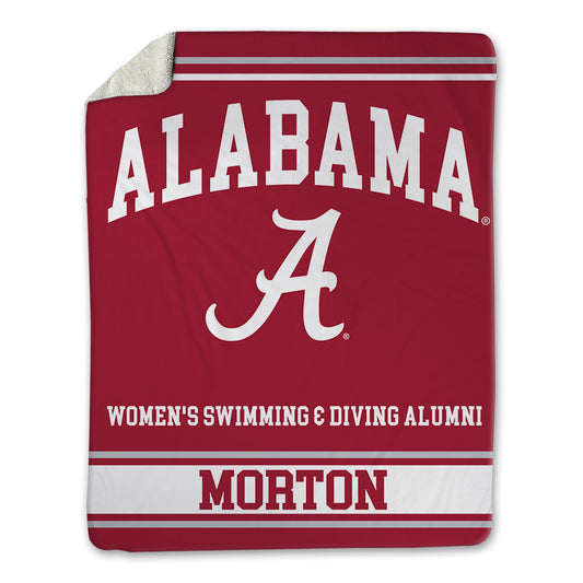 Alabama - Women's Swimming & Diving Alumni : Kara Morton - Blanket-0
