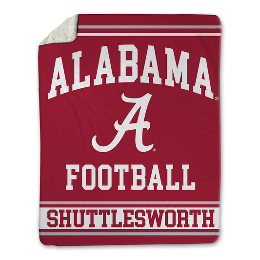 Alabama - NCAA Football : Jaxon Shuttlesworth - Blanket-0