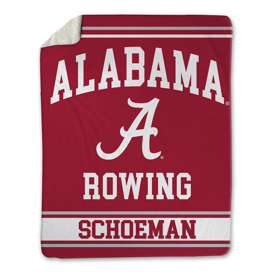 Alabama - NCAA Women's Rowing : Shelby Schoeman - Blanket-0