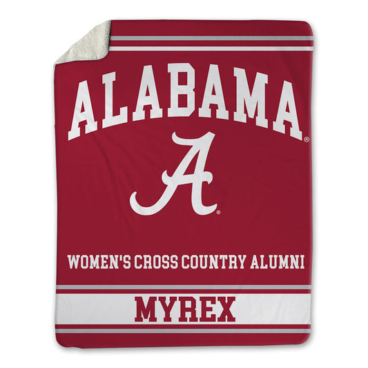 Alabama - Women's Cross Country Alumni : Palee Myrex - Blanket-0