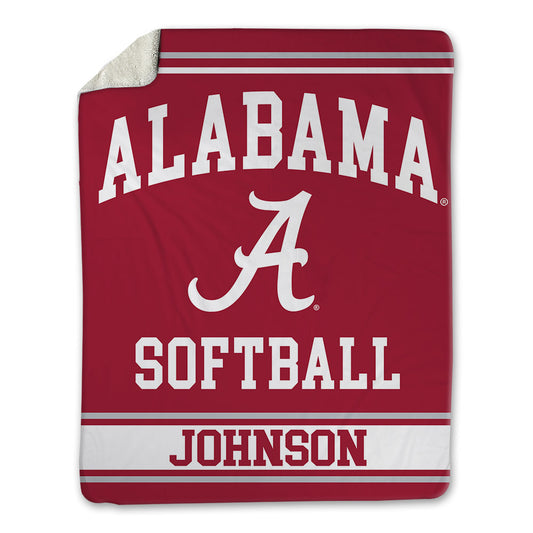 Alabama - NCAA Softball : Alea Johnson - Blanket-0