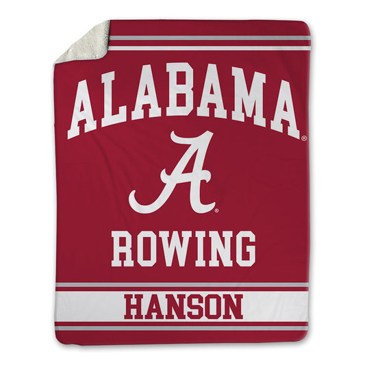 Alabama - NCAA Women's Rowing : Payton Hanson - Blanket-0