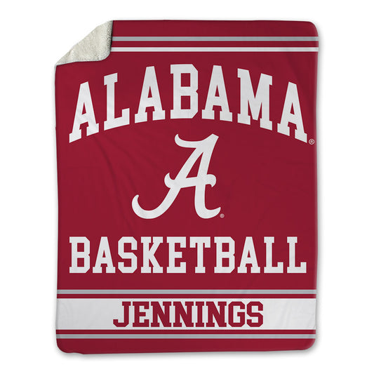 Alabama - NCAA Women's Basketball : Waiata Jennings - Blanket-0