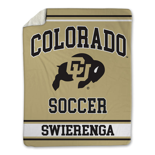 Colorado - NCAA Women's Soccer : Caley Swierenga - Blanket-0
