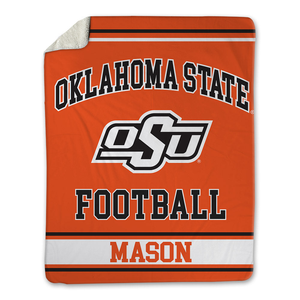 Oklahoma State - NCAA Football : Xavier Mason - Blanket-0