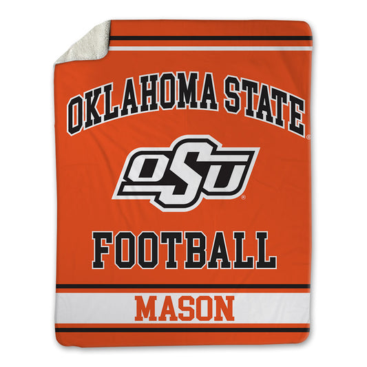 Oklahoma State - NCAA Football : Xavier Mason - Blanket-0