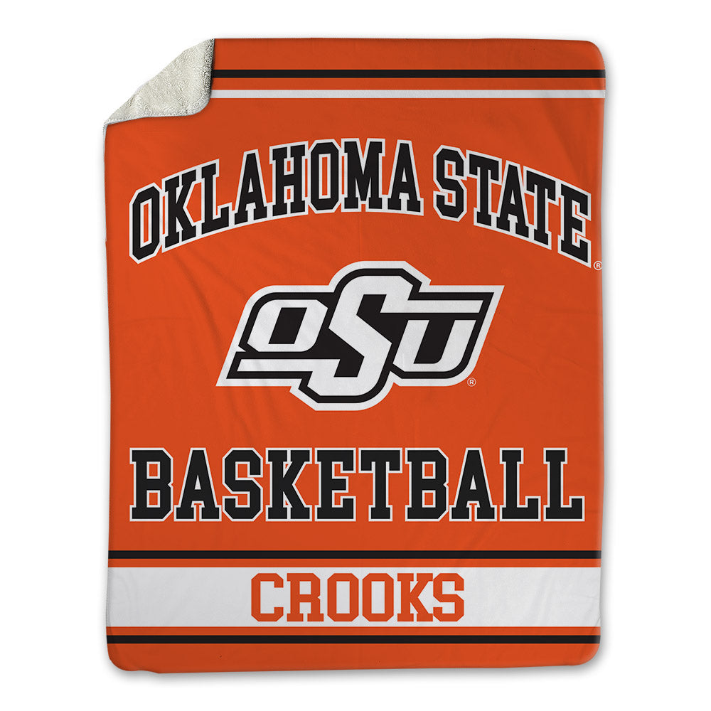 Oklahoma State - NCAA Women's Basketball : Audi Crooks - Blanket-0