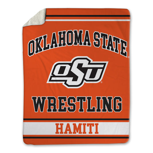 Oklahoma State - NCAA Wrestling : Jake Hamiti - Blanket-0