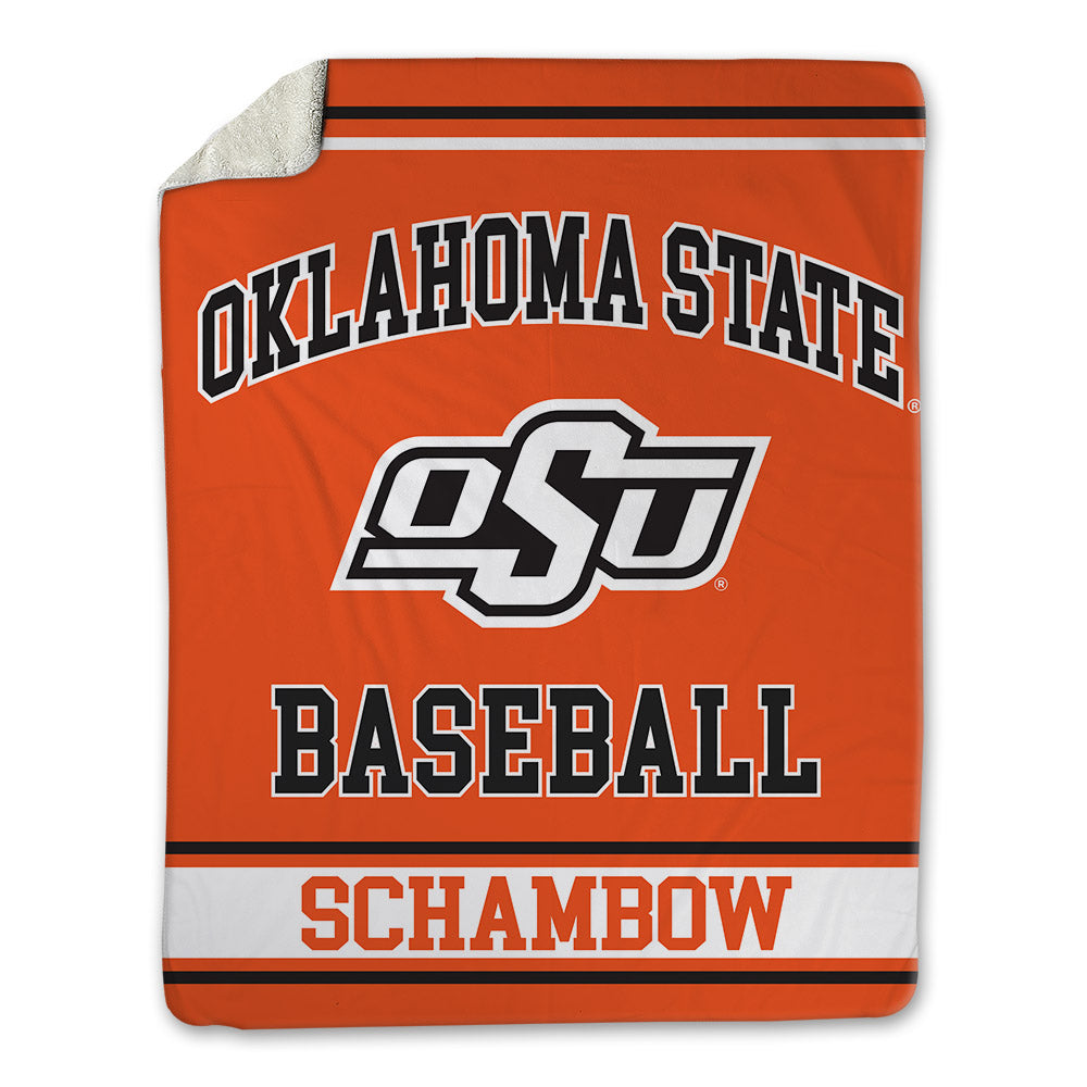 Oklahoma State - NCAA Baseball : Quinn Schambow - Blanket-0
