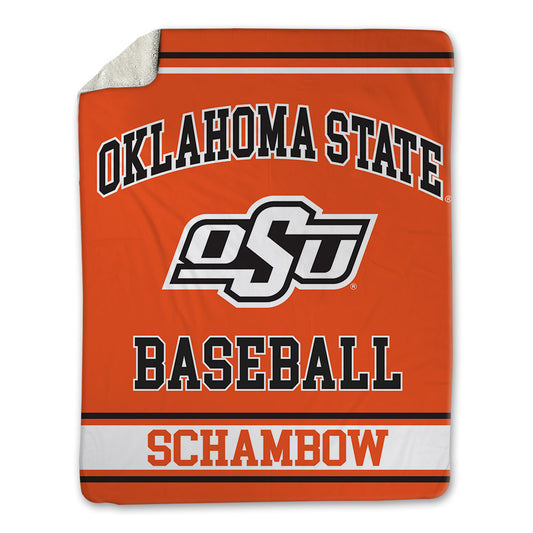 Oklahoma State - NCAA Baseball : Quinn Schambow - Blanket-0