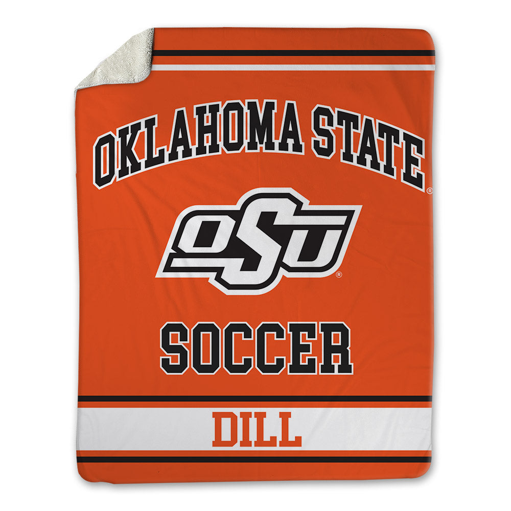 Oklahoma State - NCAA Women's Soccer : Caroline Dill - Blanket-0