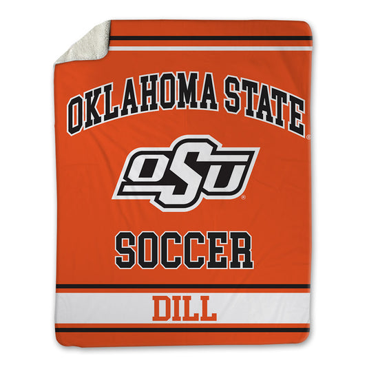 Oklahoma State - NCAA Women's Soccer : Caroline Dill - Blanket-0