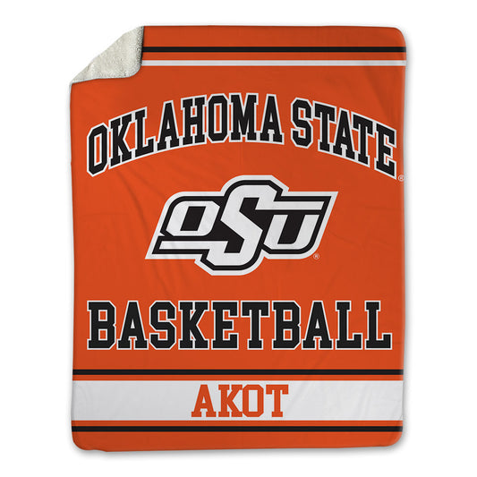 Oklahoma State - NCAA Women's Basketball : Achol Akot - Blanket-0
