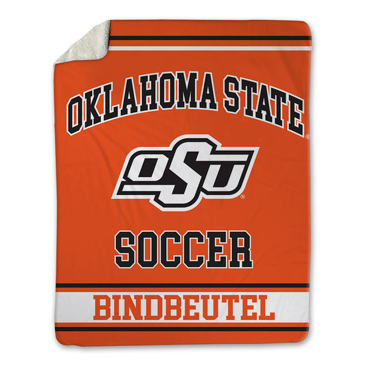 Oklahoma State - NCAA Women's Soccer : Grace Bindbeutel - Blanket-0