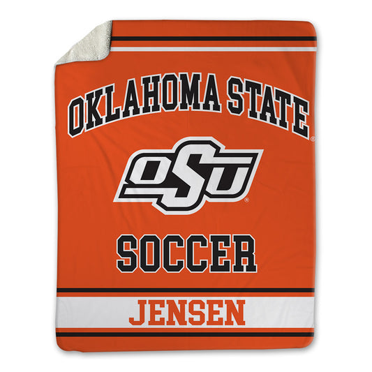 Oklahoma State - NCAA Women's Soccer : Emma Jensen - Blanket-0