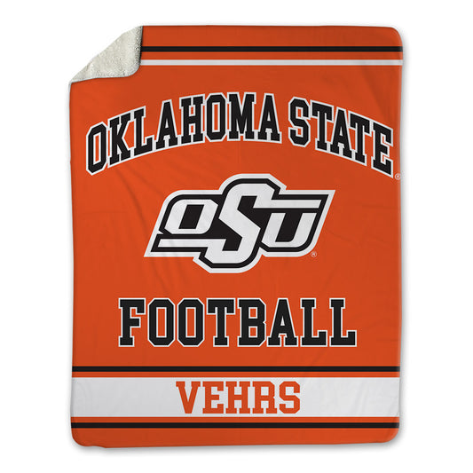 Oklahoma State - NCAA Football : Broderick Vehrs - Blanket-0
