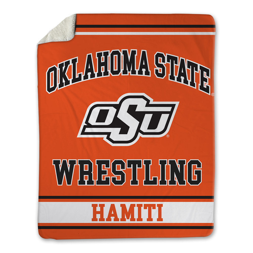 Oklahoma State - NCAA Wrestling : Dean Hamiti - Blanket-0