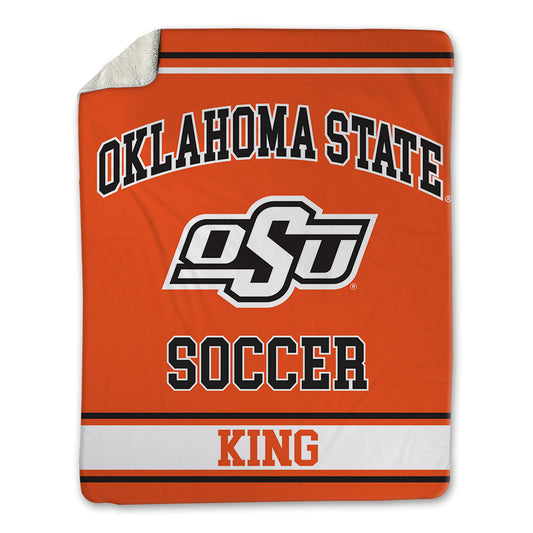 Oklahoma State - NCAA Women's Soccer : Sherline King - Blanket-0