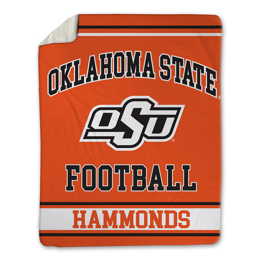 Oklahoma State - NCAA Football : Quinton Hammonds - Blanket-0