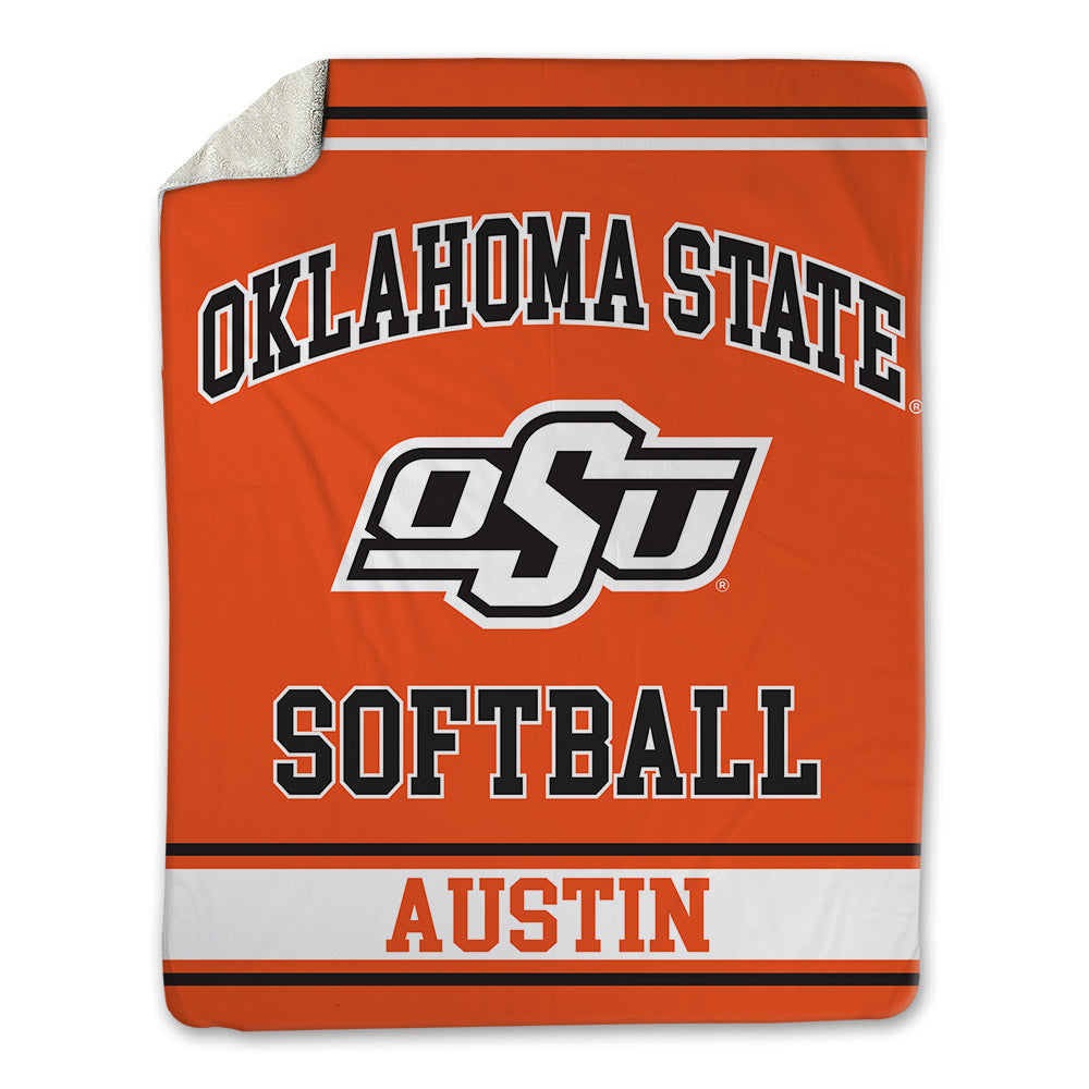 Oklahoma State - NCAA Softball : Jayelle Austin - Blanket-0