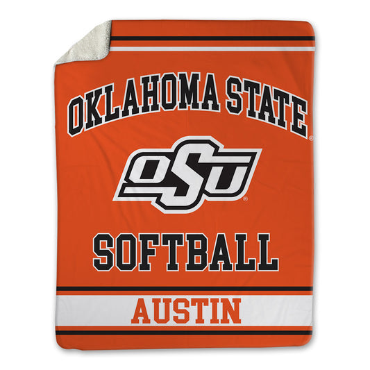 Oklahoma State - NCAA Softball : Jayelle Austin - Blanket-0