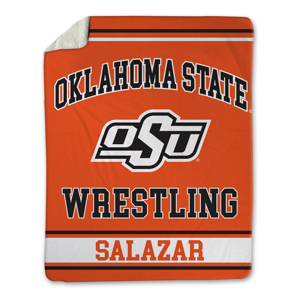 Oklahoma State - NCAA Wrestling : Ramon Salazar - Blanket-0