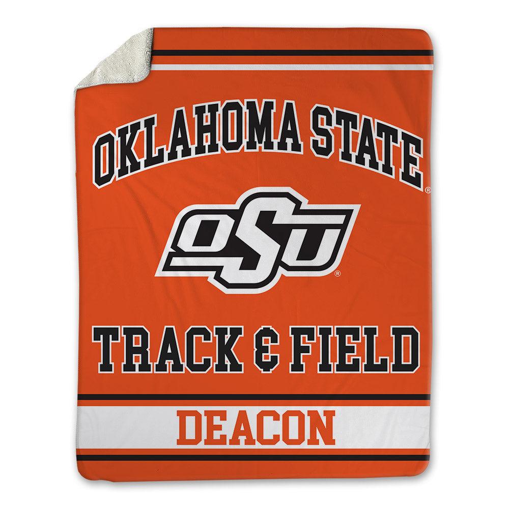 Oklahoma State - NCAA Men's Track & Field : Jacob Deacon - Blanket-0