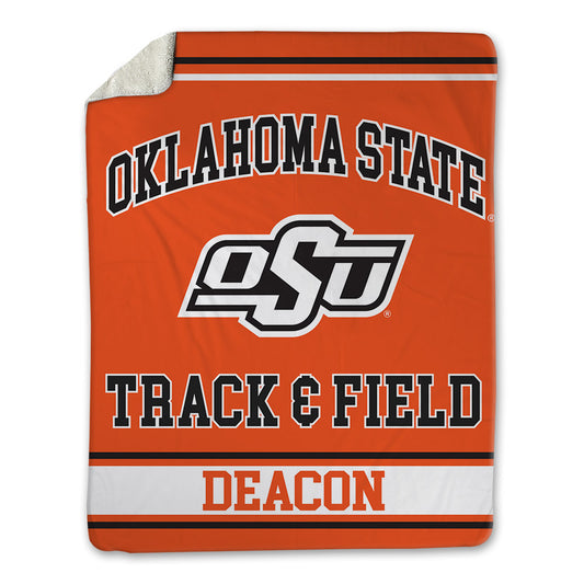Oklahoma State - NCAA Men's Track & Field : Jacob Deacon - Blanket-0