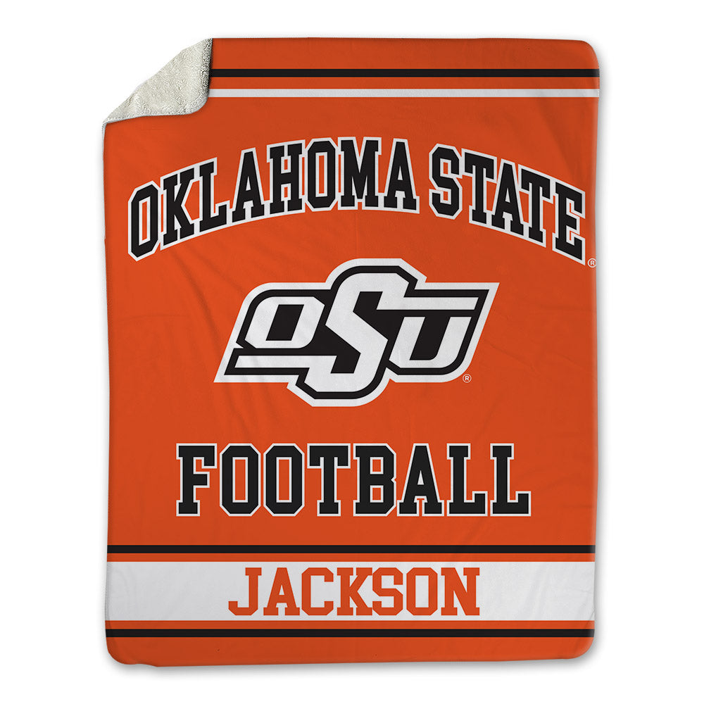 Oklahoma State - NCAA Football : Evan Jackson - Blanket-0