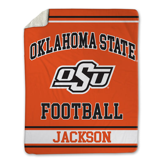 Oklahoma State - NCAA Football : Evan Jackson - Blanket-0