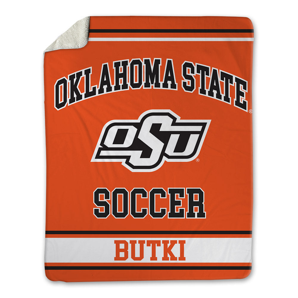 Oklahoma State - NCAA Women's Soccer : Kayla Butki - Blanket-0