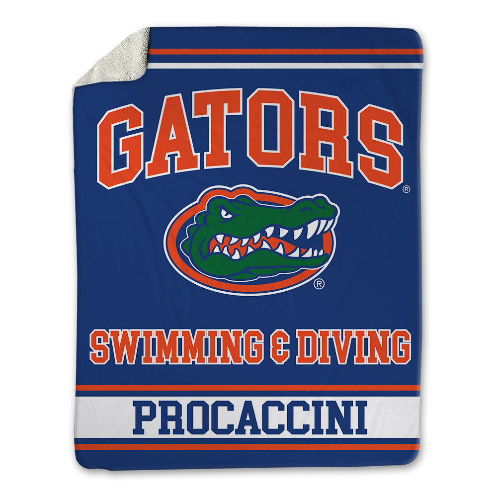 Florida - NCAA Women's Swimming & Diving : Valentina Procaccini - Blanket-0