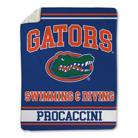 Florida - NCAA Women's Swimming & Diving : Valentina Procaccini - Blanket-0