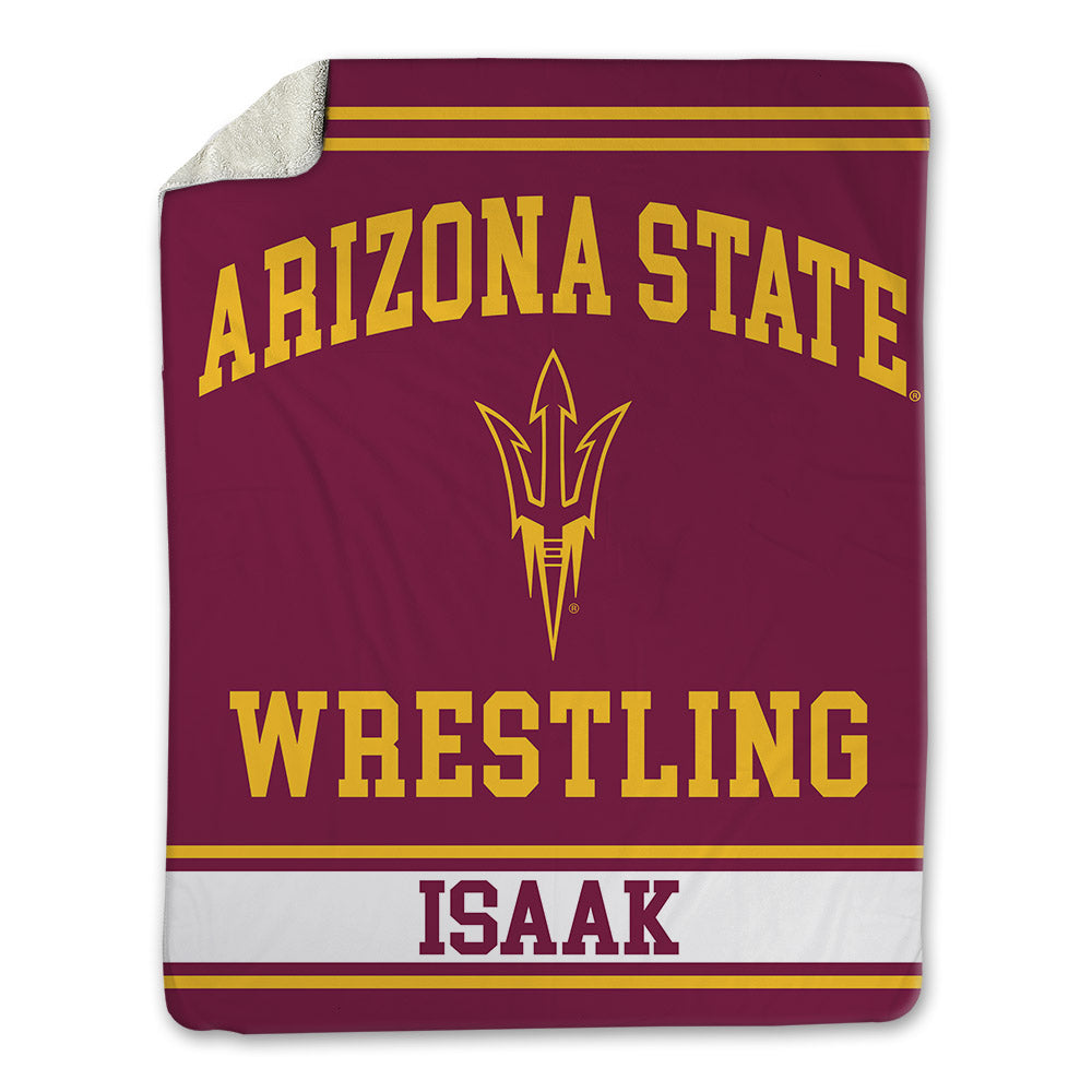 Arizona State - NCAA Wrestling : Luke Isaak - Blanket-0