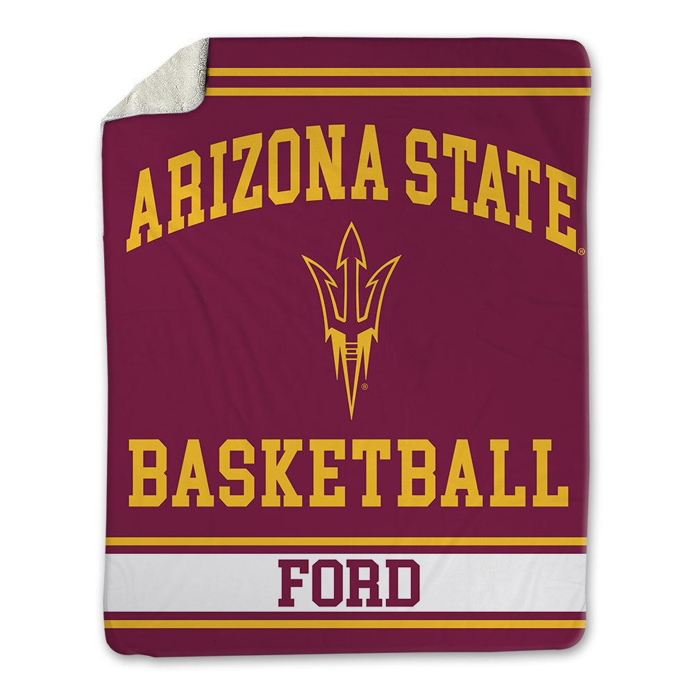 Arizona State - NCAA Men's Basketball : Bryce Ford - Blanket-0