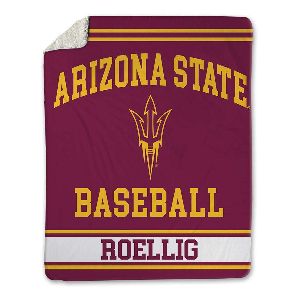 Arizona State - NCAA Baseball : Austen Roellig - Blanket-0