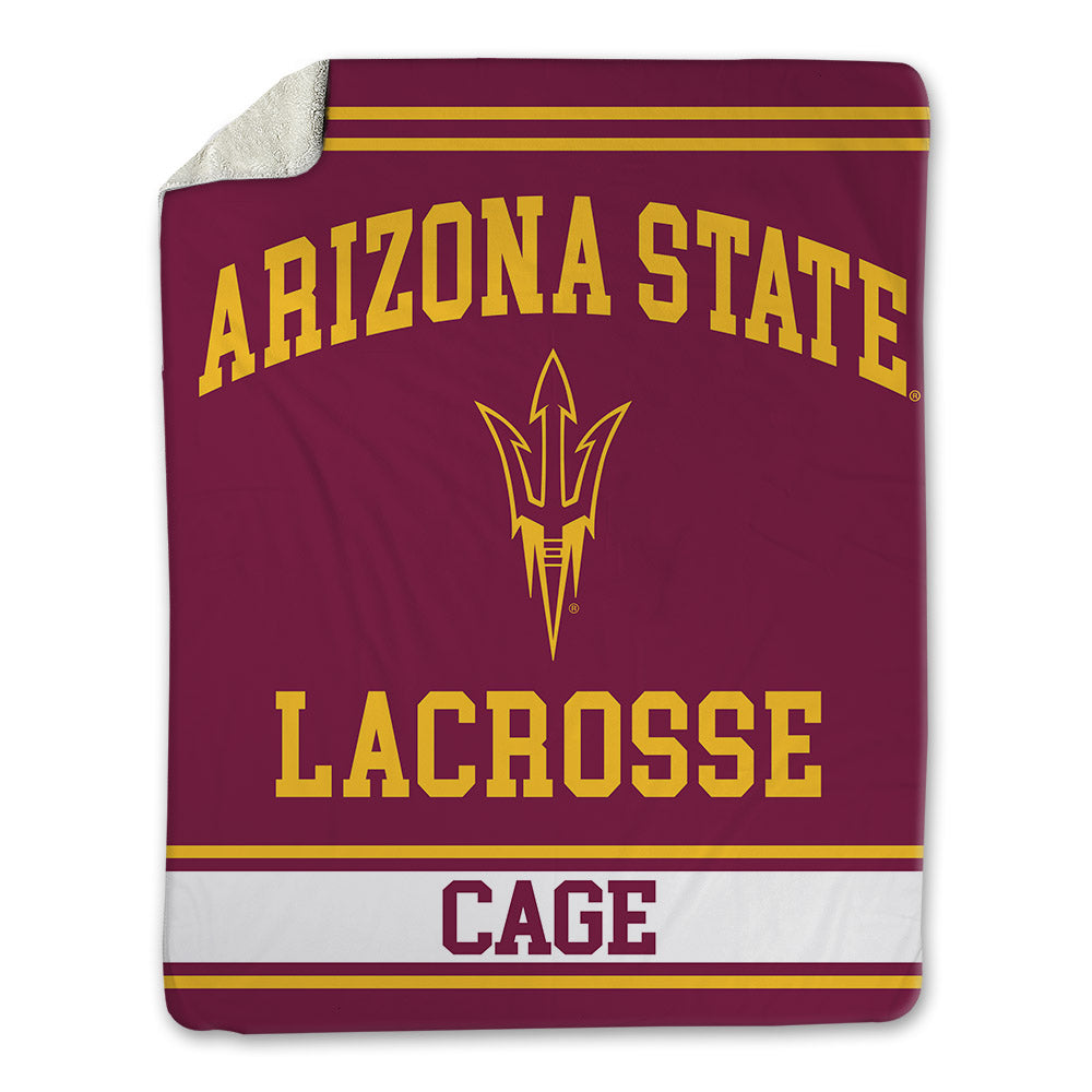 Arizona State - NCAA Women's Lacrosse : Averie Cage - Blanket-0