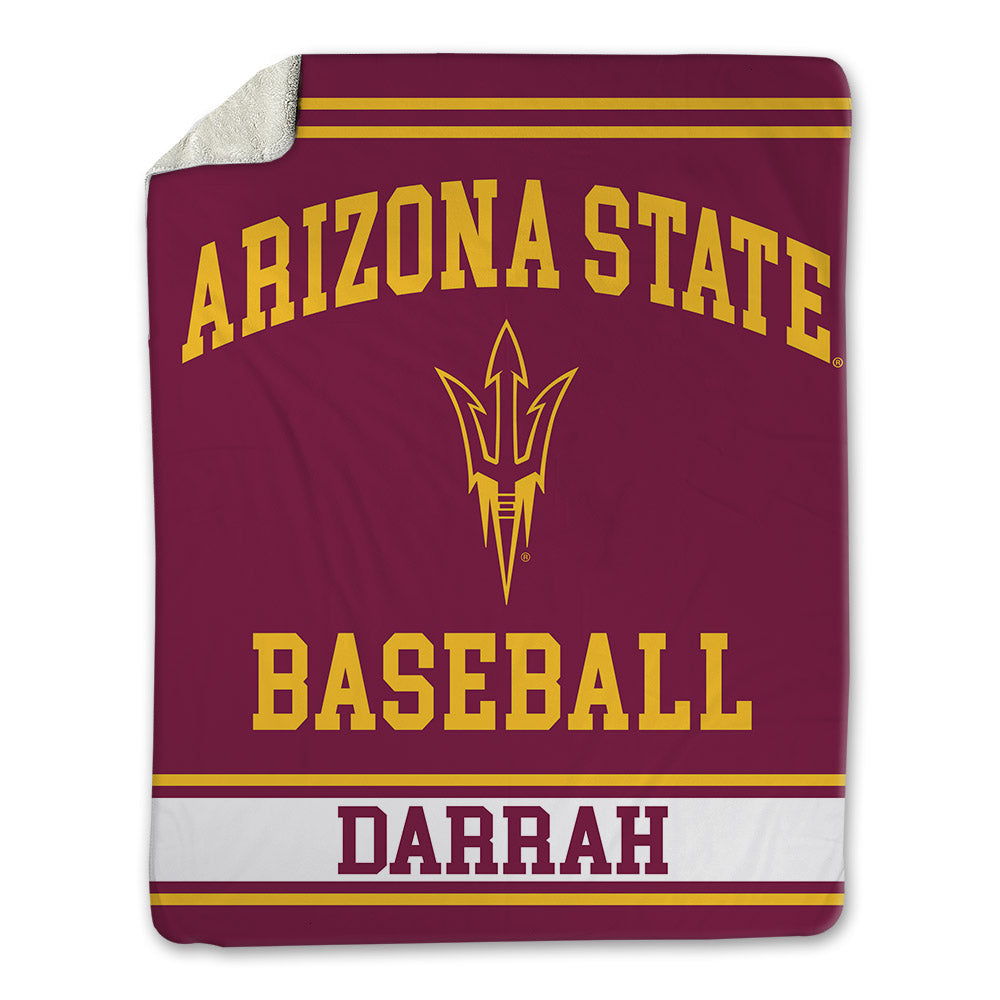 Arizona State - NCAA Baseball : Ryan Darrah - Blanket-0