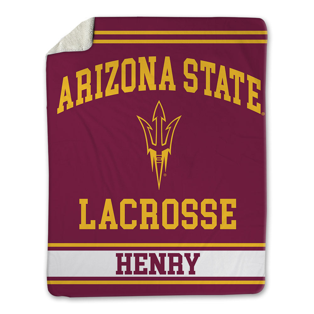 Arizona State - NCAA Women's Lacrosse : Gabriella Henry - Blanket-0