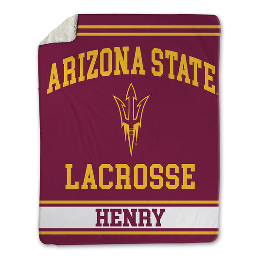 Arizona State - NCAA Women's Lacrosse : Gabriella Henry - Blanket-0