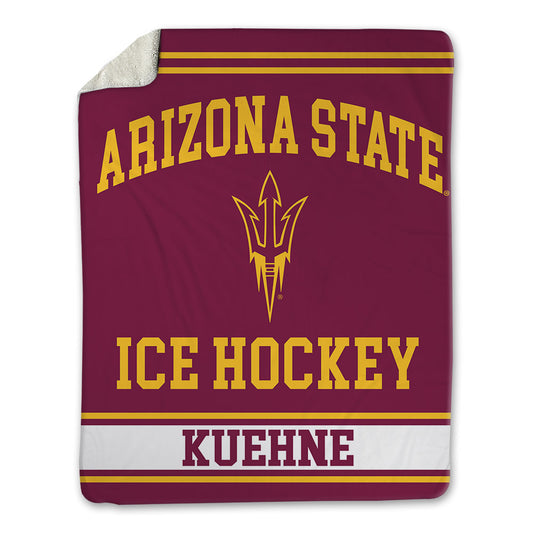 Arizona State - NCAA Men's Ice Hockey : Lincoln Kuehne - Blanket-0