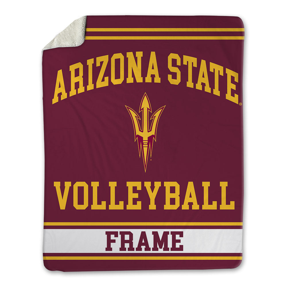 Arizona State - NCAA Women's Volleyball : Faith Frame - Blanket-0
