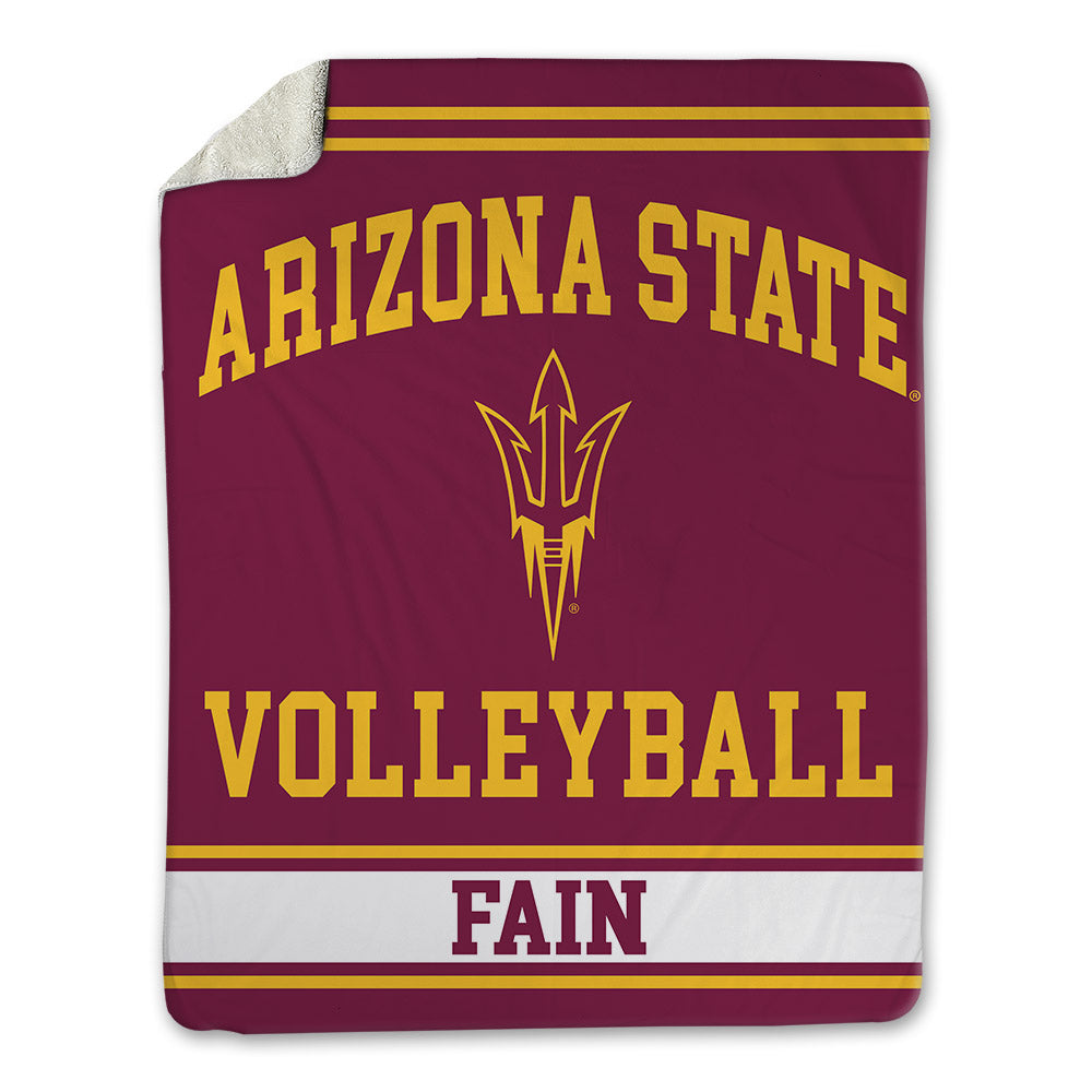Arizona State - NCAA Women's Volleyball : Hunter Fain - Blanket-0