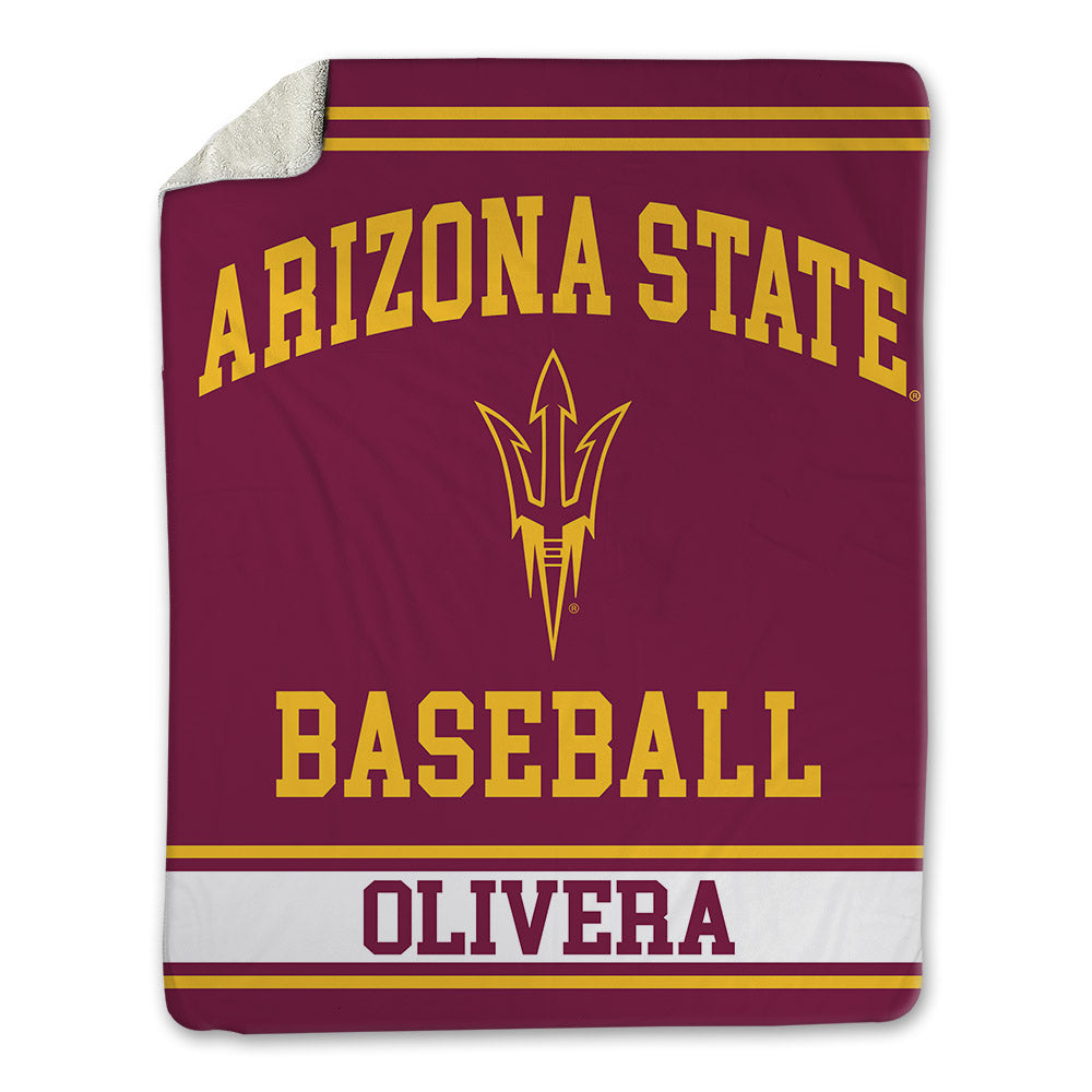 Arizona State - NCAA Baseball : Brandon Olivera - Blanket-0